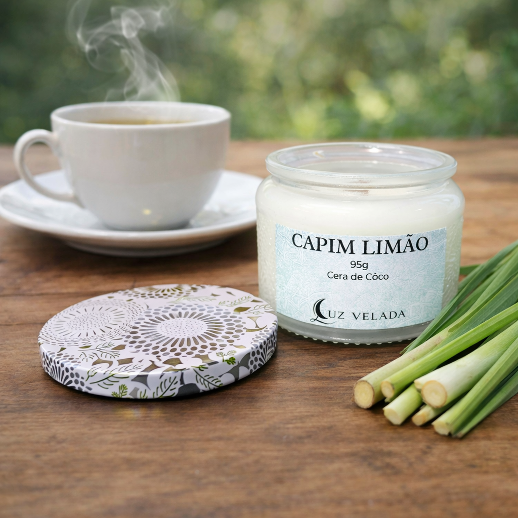 VELA AROMÁTICA 95G - CAPIM LIMÃO