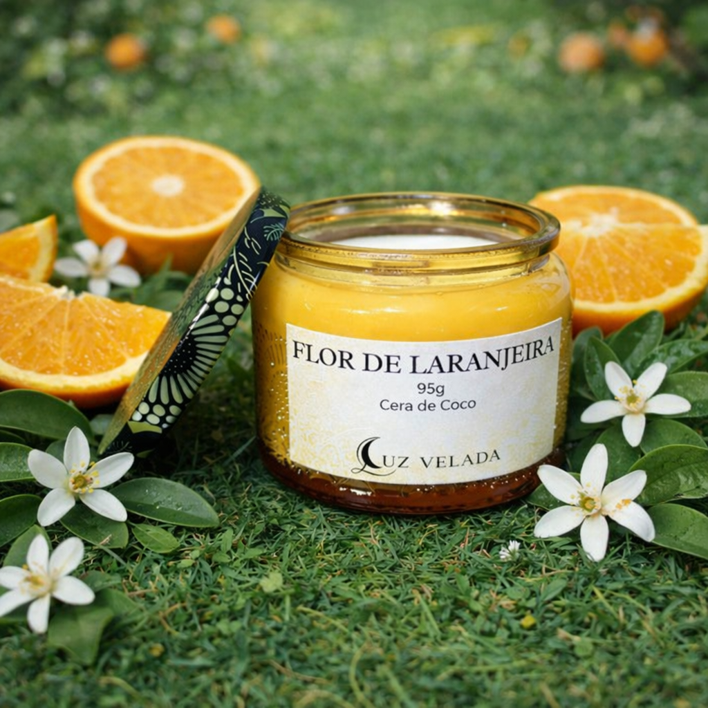 VELA AROMÁTICA 95G - FLOR DE LARANJEIRA