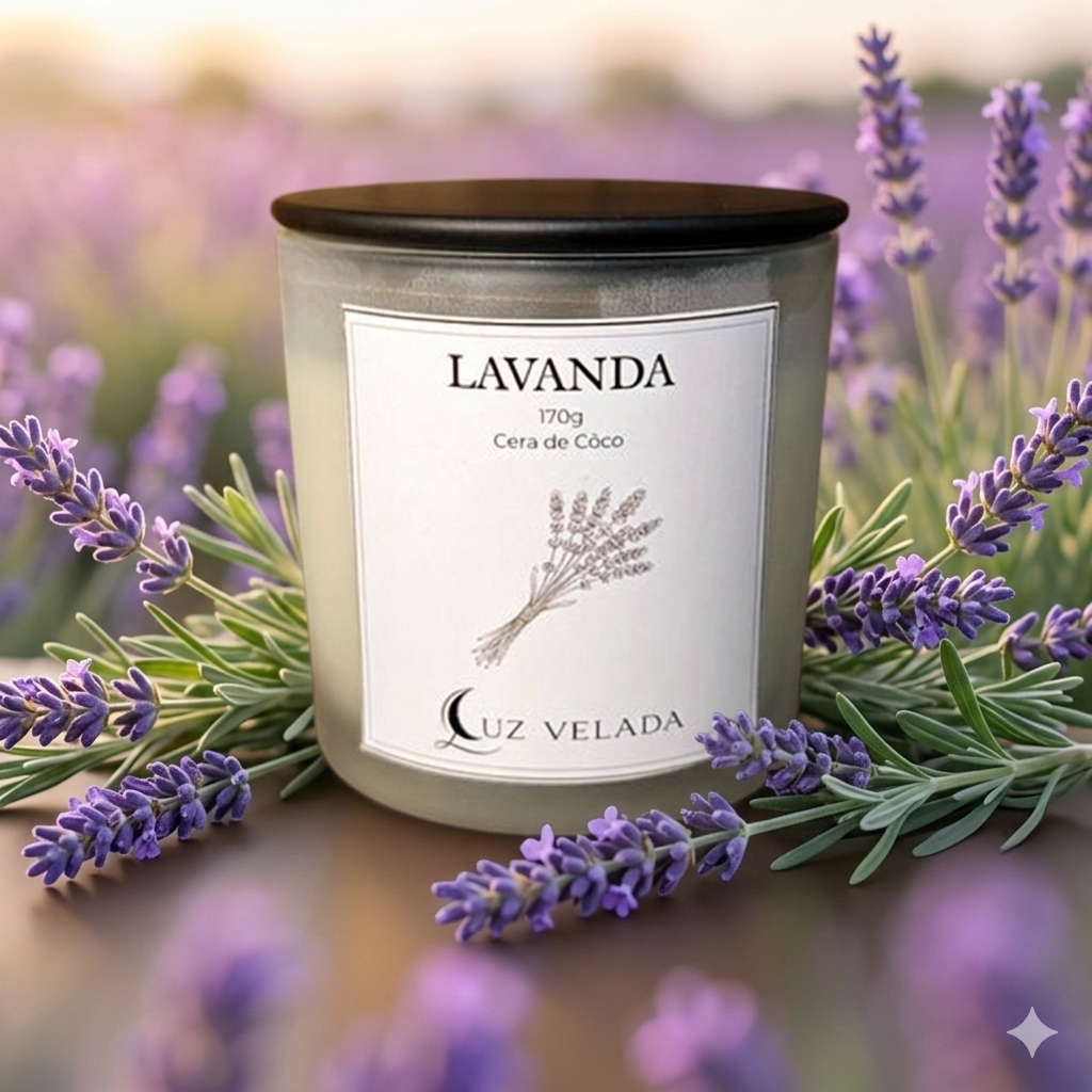 VELA AROMÁTICA 170G - LAVANDA