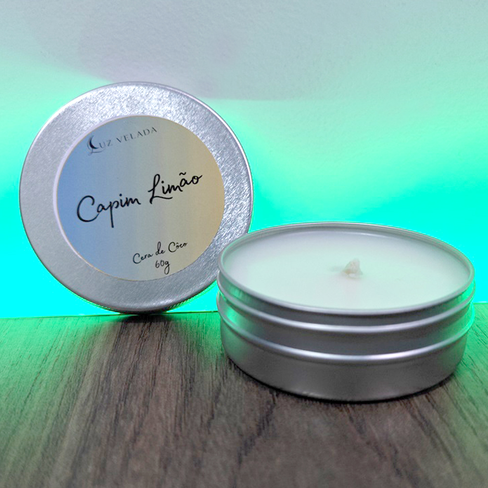 VELA AROMÁTICA 60G - CAPIM LIMÃO 