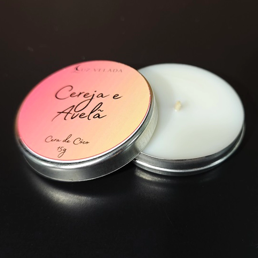 VELA AROMÁTICA 170G - CEREJA E AVELÃ 