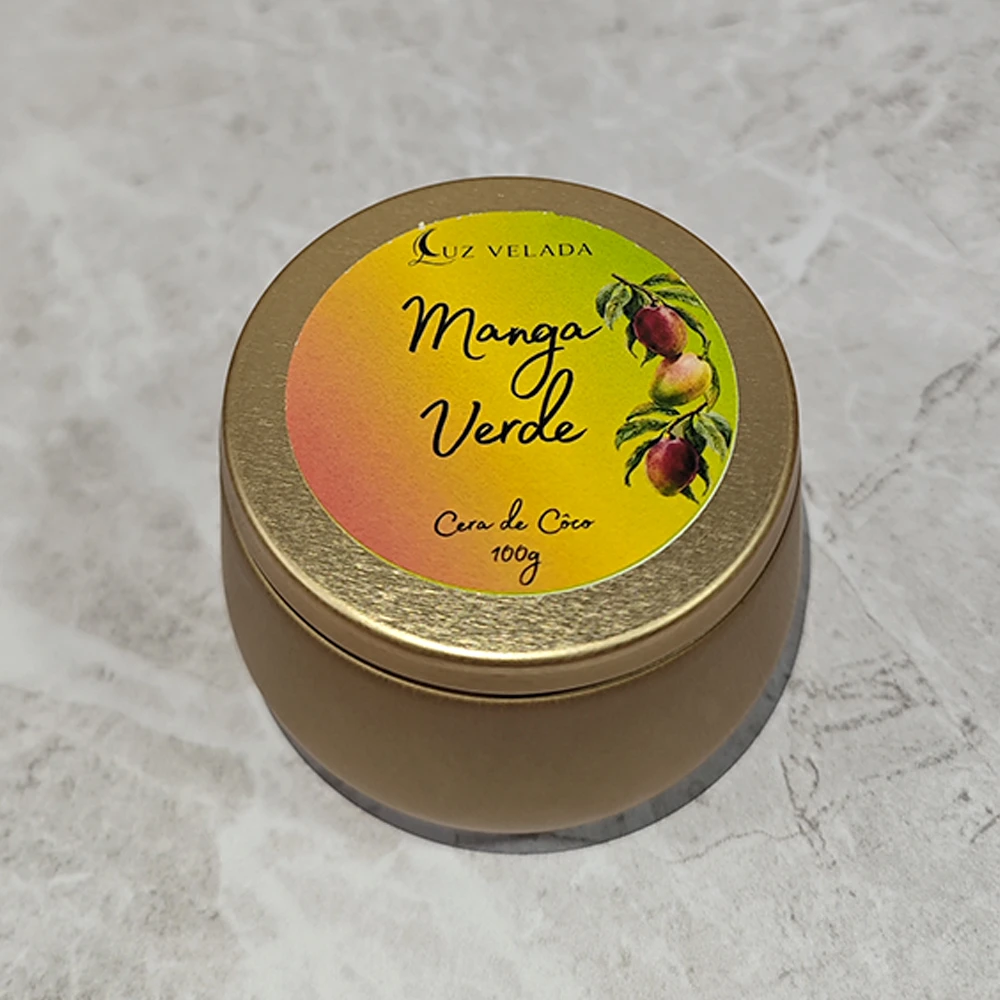 VELA AROMÁTICA 100G - MANGA VERDE