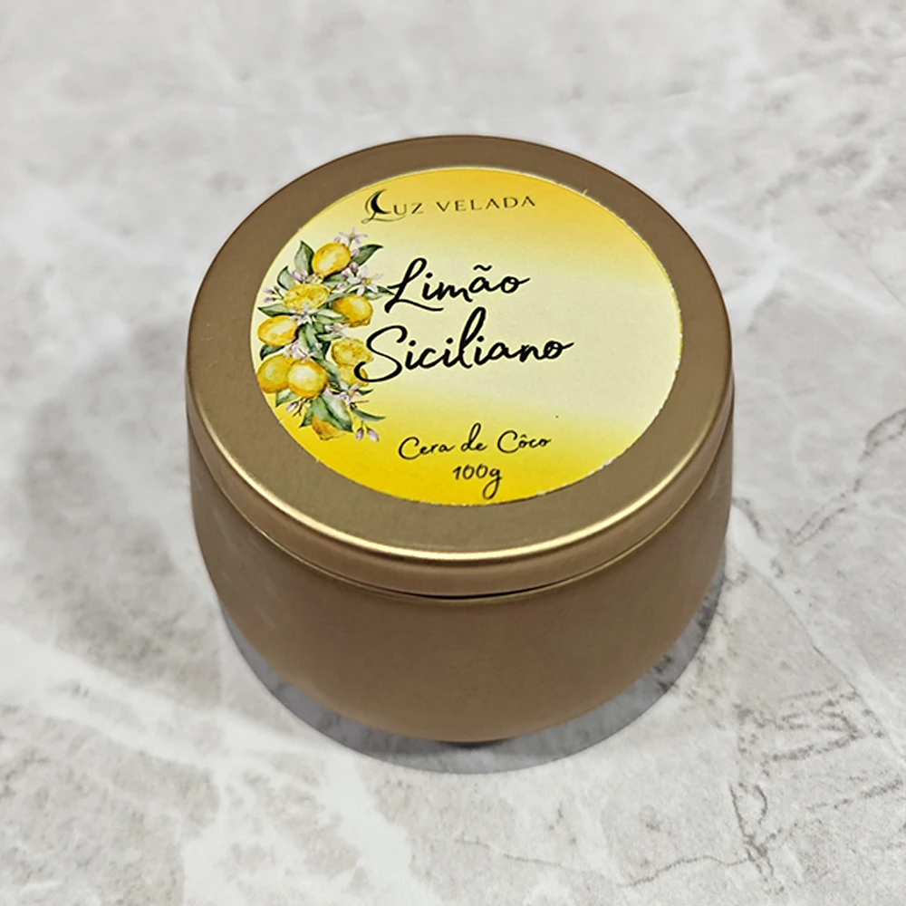 VELA AROMÁTICA 100G - LIMÃO SICILIANO