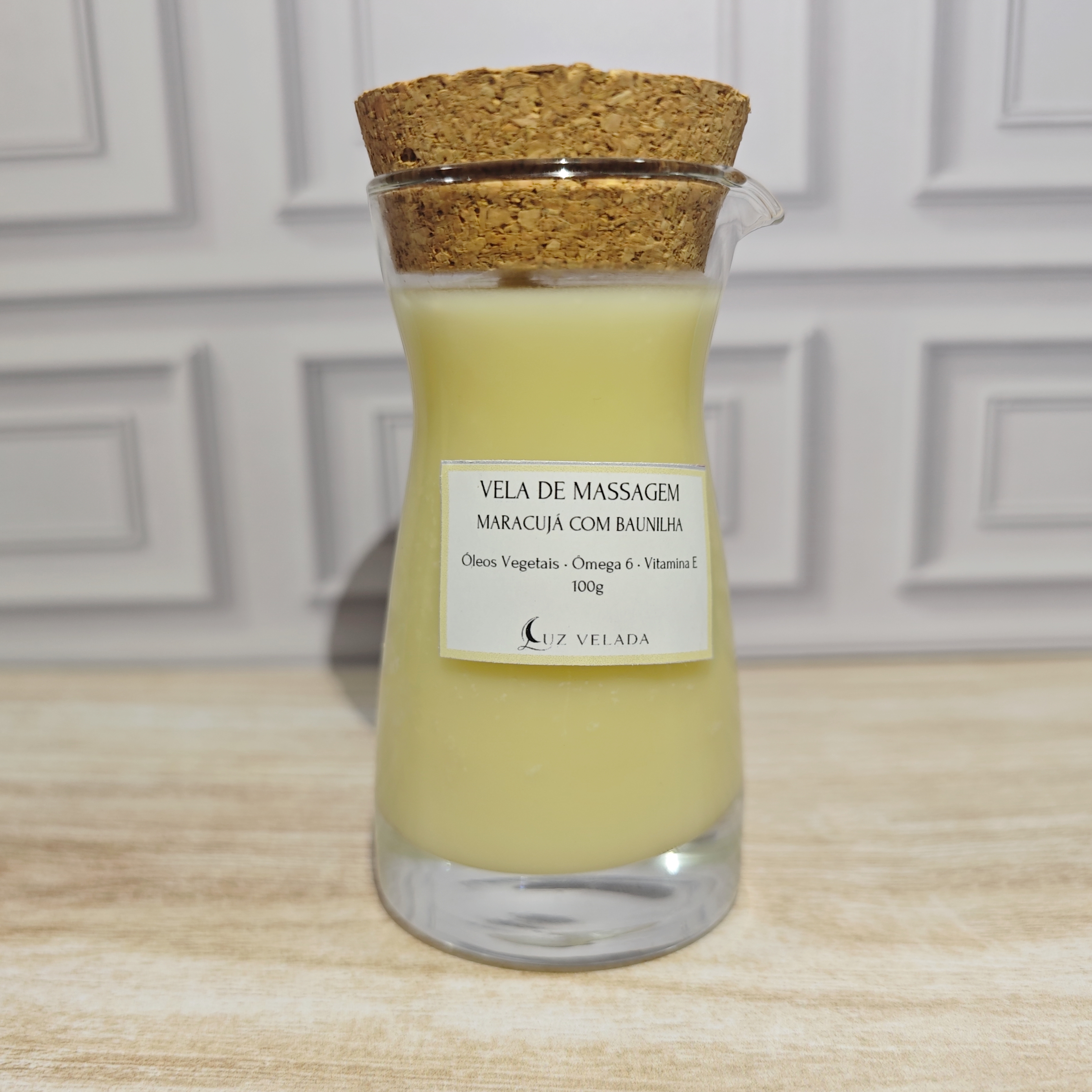 VELA DE MASSAGEM MARACUJÁ E BAUNILHA - 100G