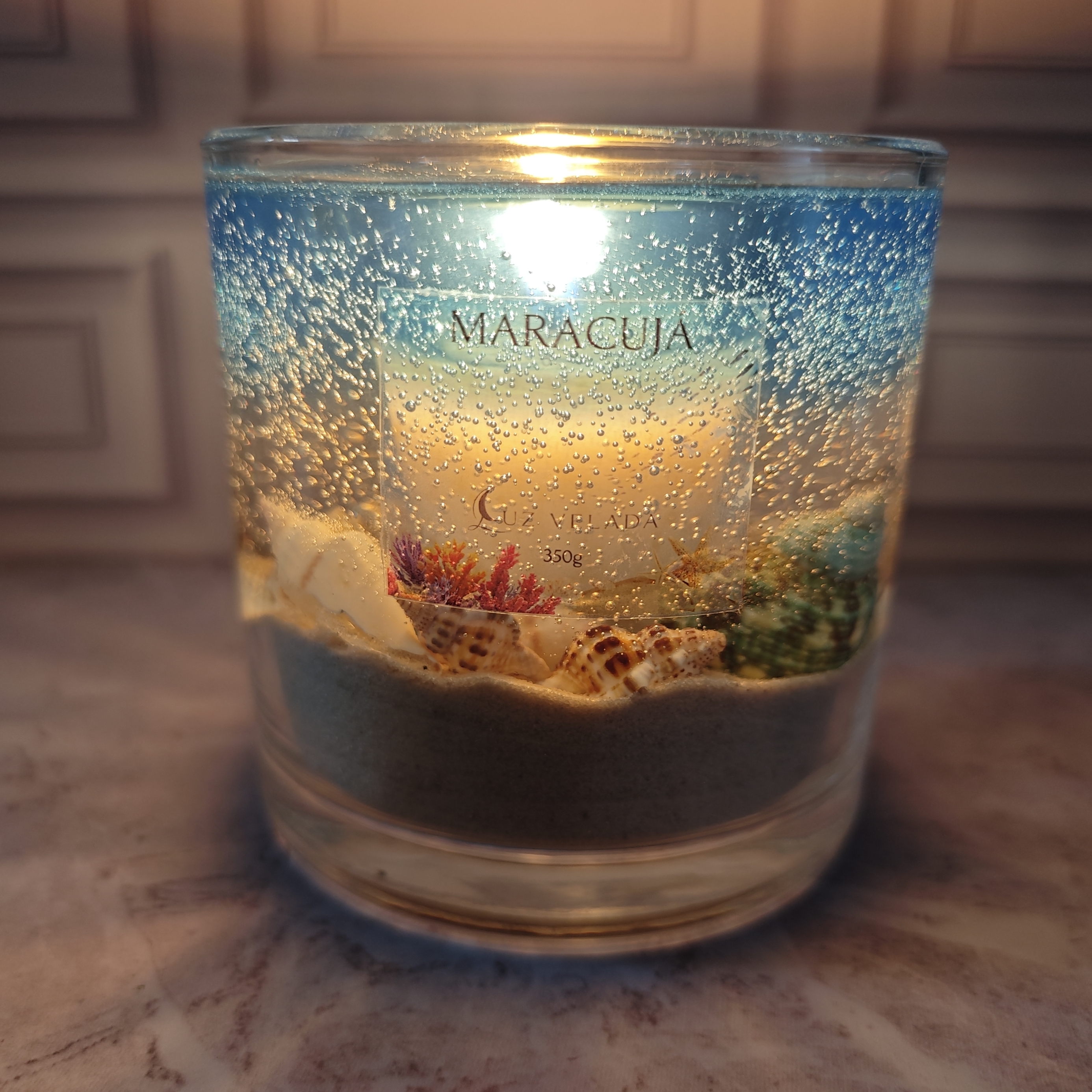VELA LUMINÁRIA AROMÁTICA MARACUJÁ - 350G