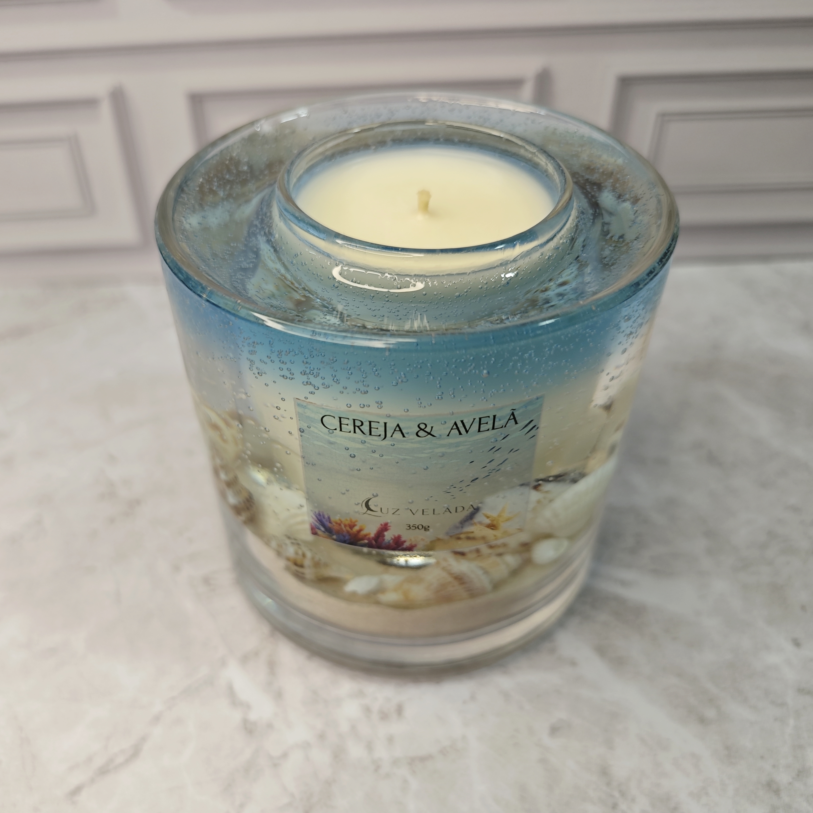 VELA LUMINÁRIA AROMÁTICA CEREJA & AVELÃ - 350G