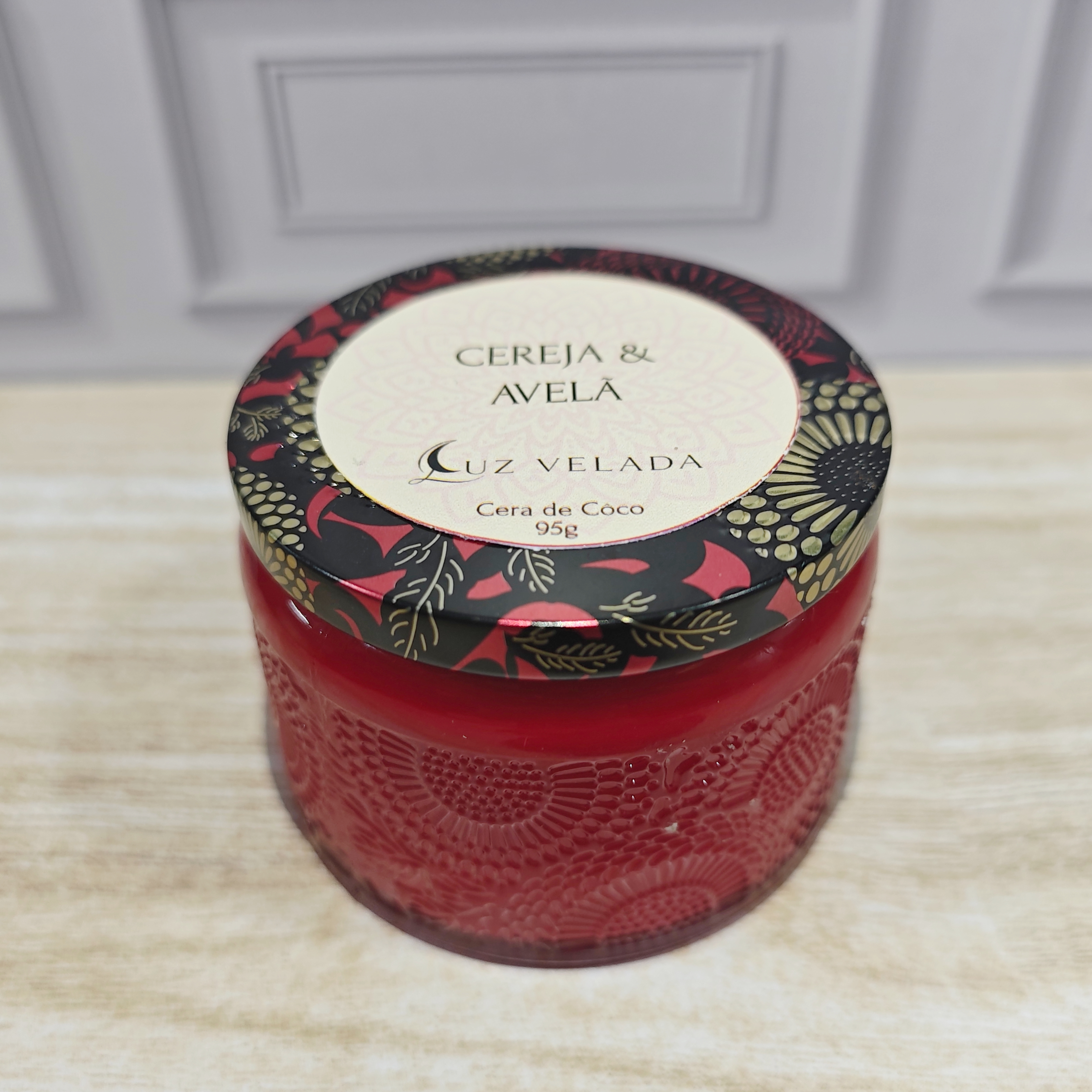 VELA AROMÁTICA 95G - CEREJA E AVELÃ