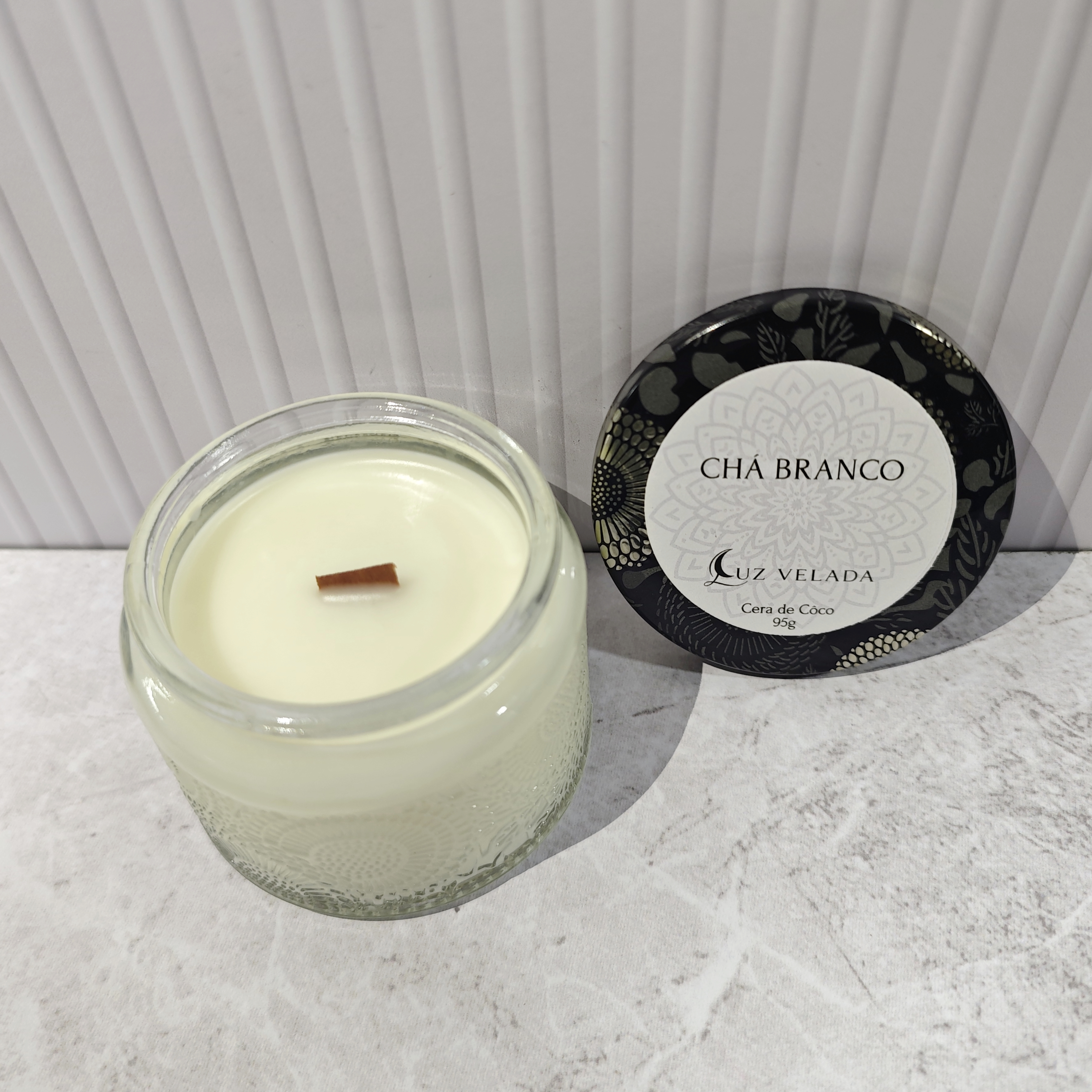 VELA AROMÁTICA 95G - CHÁ BRANCO 